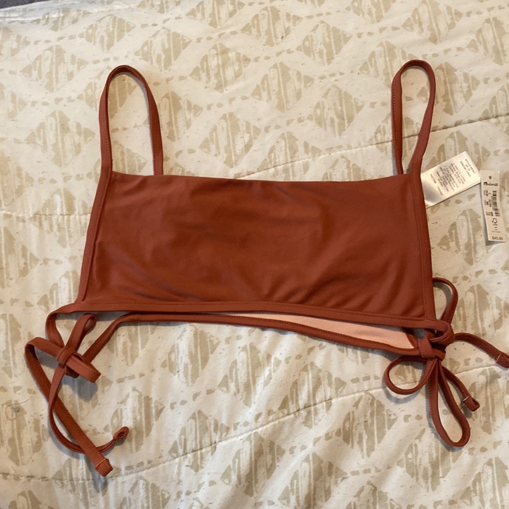 COPY - Madewell Second Wave Side-Tie Bikini Top